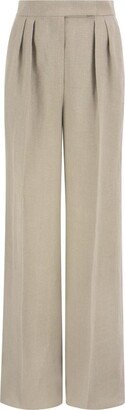 Pleated Tailored Trousers-AE