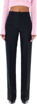 Mid-Rise Tailored Trousers-AK