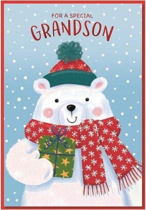 Simon Elvin Grandson Christmas Card (Pack of 6)