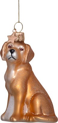 Vondels Blonde Labrabor Glass Bauble