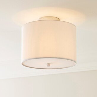 Dunelm Prescot Flush Light Ceiling Fitting White