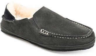 Solace Genuine Sheepskin Fold-down Heel Moccasin Slipper