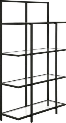 Henn& Hart Black Bronze Bookcase - Henn&Hart