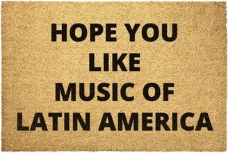 Music Of Latin America Doormat Outdoor Rug Door Hope You Like Coir Mat Decor Summer Winter Christmas House Gift