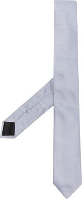 Fine-Ribbed Silk Tie