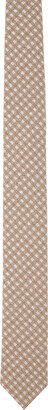 Beige Jacquard Tie