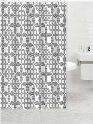 Lucky PEVA Shower Curtain Black