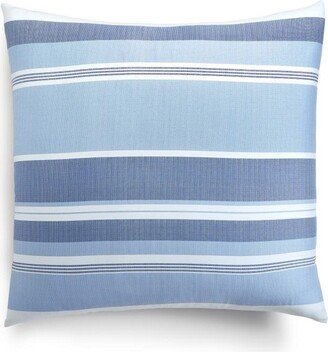 Damask Designs Coastal Stripe 300 Thread Count Sham, European, Created for Macy's