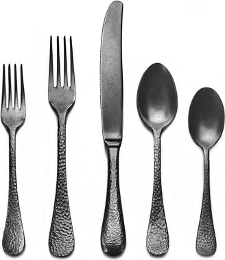 Epoque Pewter Oro Nero 5Pc Flatware Set