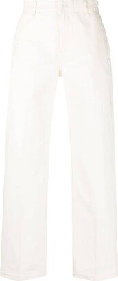 Straight-Leg Cotton Trousers-DV