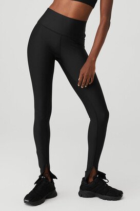 Airlift High-Waist Elongated Legging in Black, Size: 2XS