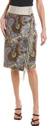 Ines Regatta Cashmere Wrap Skirt