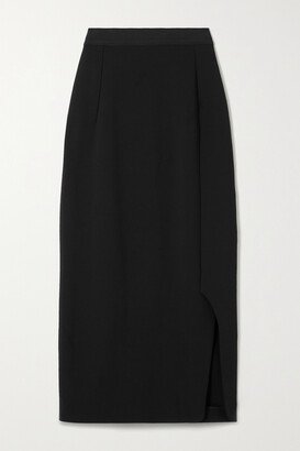 FFORME - Sabreen Wool-blend Gabardine Midi Skirt - Black