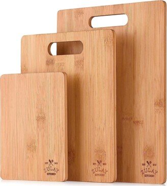 Bamboo Wooden Cutting Boards 3-Pc.