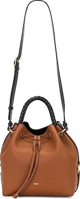 Marcie Bucket Bag in Cognac