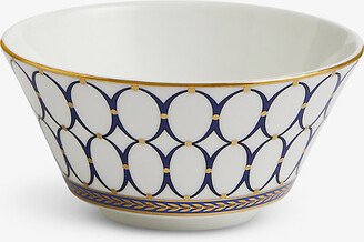 Renaiss Gold Gilded Graphic-pattern Bone-china Rice Bowl 11.5cm