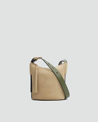 Belize Mini Bucket Bag- Suede Mini Crossbody Bag