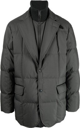 Padded Single-Breasted Jacket