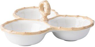 Bamboo 3-Bowl Serving Dish