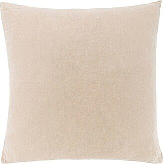 Simple Linen Pillow in Beige