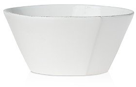 Lastra White Large Stacking Serving Bowl-AA