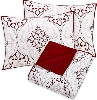 Modern Heirloom Chambers 3-Piece Geometric King Quilt Set