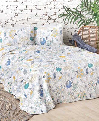 Carol & Frank Brie Lagoon Twin Quilt