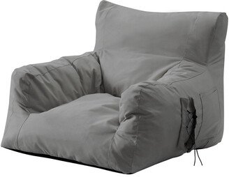 Loungie Comfy Nylon Bean Bag Floor Arm Chair-AD