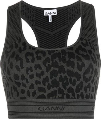 Seamless Jacquard Bra-AA