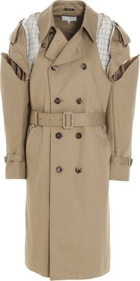 Cut-Out Trench Coat