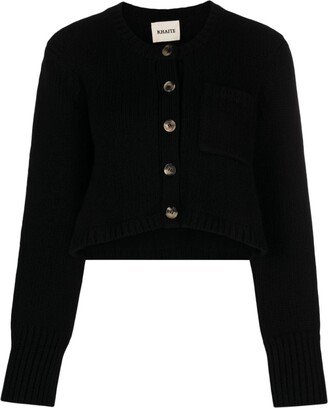 Cropped Cashmere Cardigan-AC