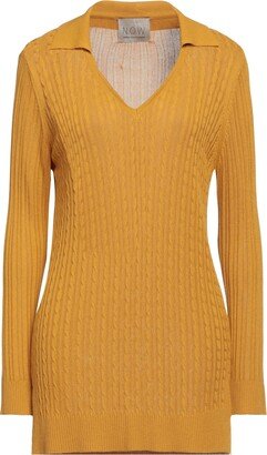 N.O.W. ANDREA ROSATI CASHMERE Sweater Ocher-AA