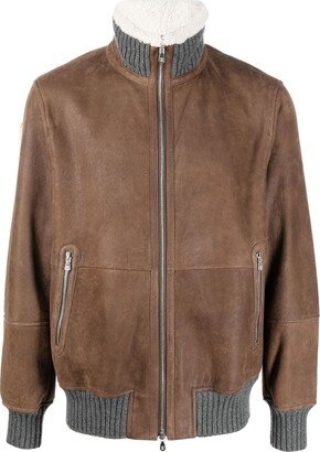 Sheepskin Bomber Jacket-AA