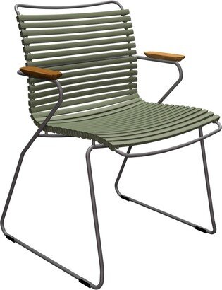 Houe CLICK Outdoor Dining Chair w/ Bamboo Armrests