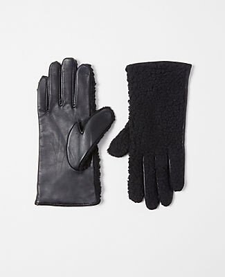 Fuzzy Knit Touchscreen Gloves