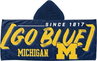 22x51 Michigan Wolverines Hooded Youth Beach Towel