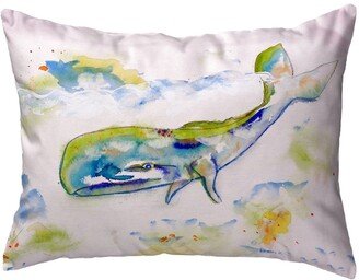 Whale Small No-Cord Pillow 11x14