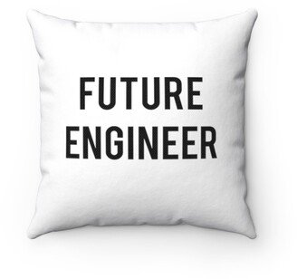 Future Engineer Pillow - Throw Custom Cover Gift Idea Room Decor