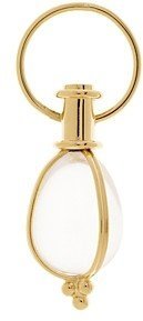 Oval Crystal Amulet in 18K Yellow Gold