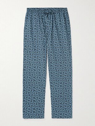 Printed Cotton-Poplin Pyjama Bottoms