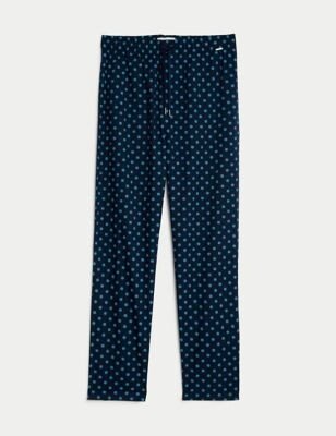 Cotton Rich Polka Dot Pyjama Bottoms