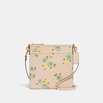 Kitt Messenger Crossbody With Floral Print