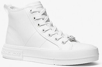 Evy Leather High-Top Sneaker