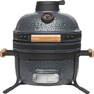 Ceramic Barbecue Charcoal Grill, Gray