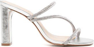 110mm Crystal-Embellished Mules