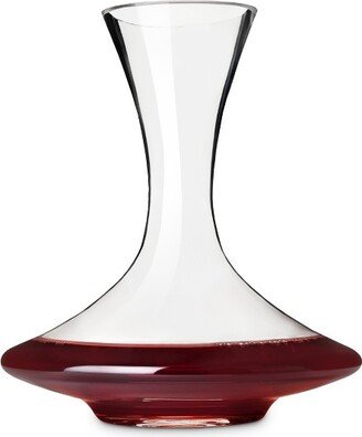 Petite Decanter, Hand Blown Glass Carafe for Red or White Wine, Hand Wash, Holds 28 Oz or 1 Standard Bottle, Set of 1, Clear