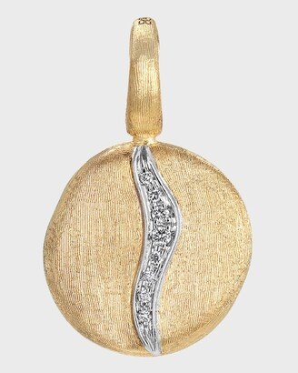 18k Jaipur Small Pendant with Diamond Pave Accent