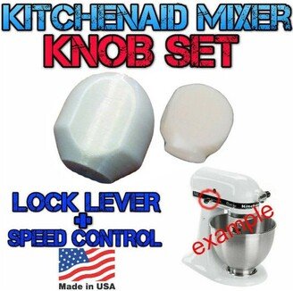 White Replacement Lock Knobs For Kitchen Aid Stand Mixer