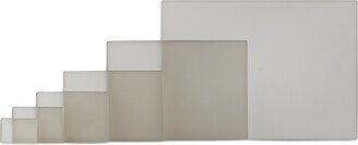 Tina Frey Designs Gray Block Platter Set, 6 pcs