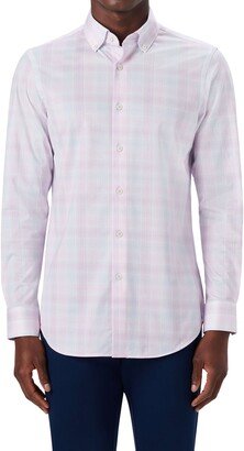 OoohCotton® Plaid Button-Up Shirt